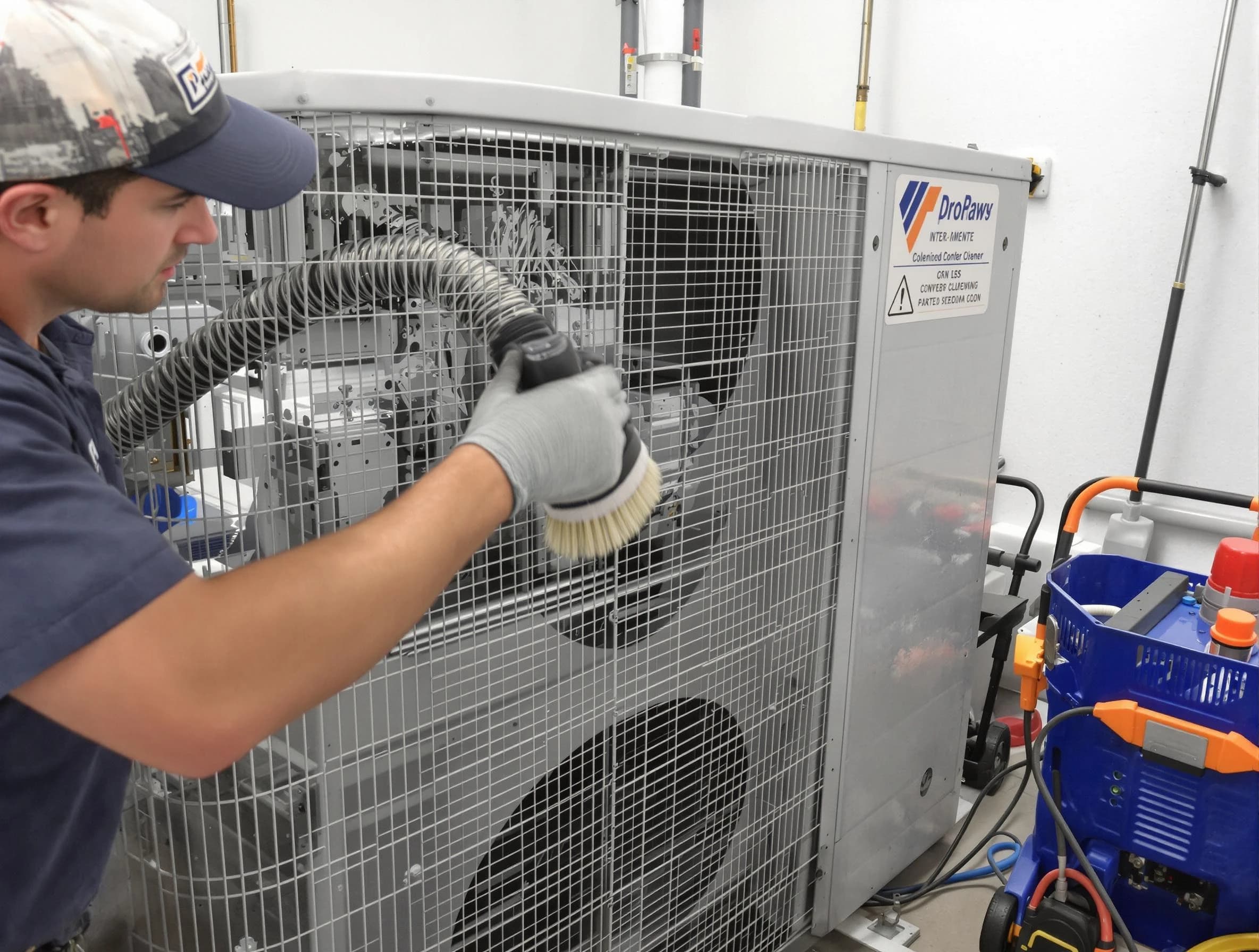 Commerce City Air Duct Cleaning specialist performing precision AC coil cleaning for improved system performance in Commerce City