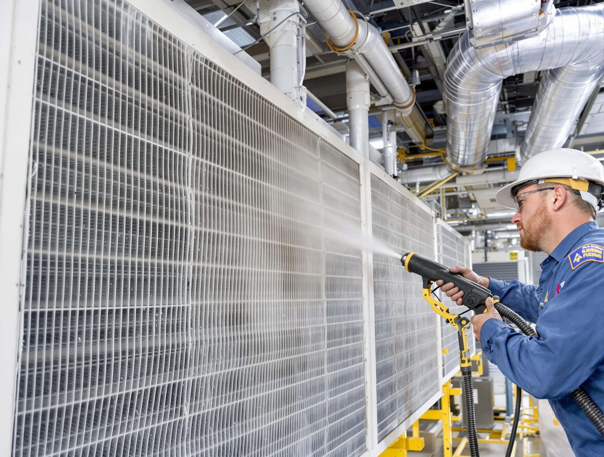 Professional commercial coil cleaning by Commerce City Air Duct Cleaning in Commerce City