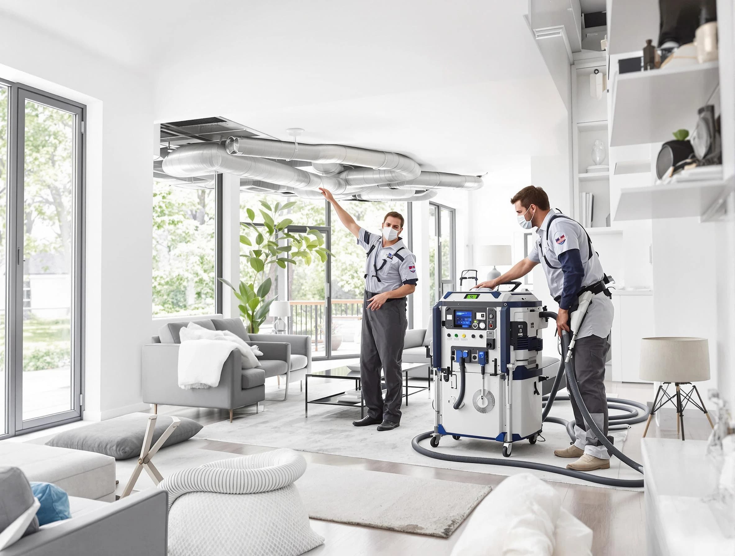 Commerce City Air Duct Cleaning professional conducting pure air duct cleaning with state-of-the-art equipment in Commerce City