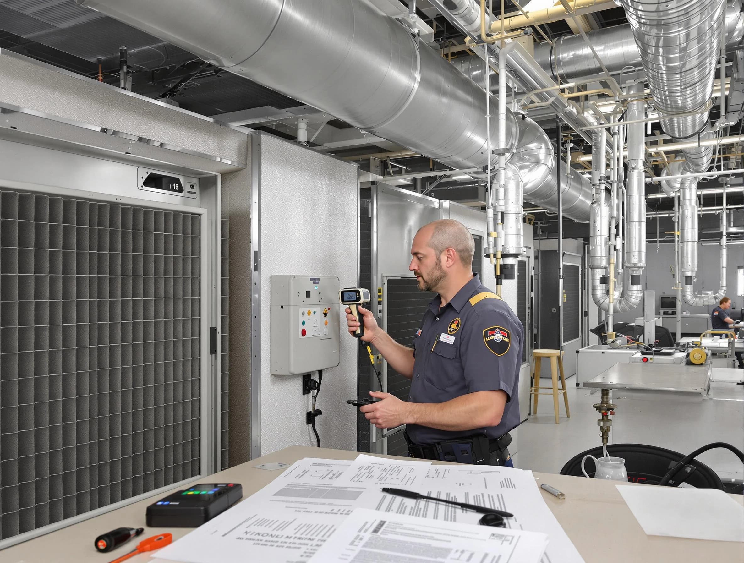 Professional filter system inspection by Commerce City Air Duct Cleaning in Commerce City