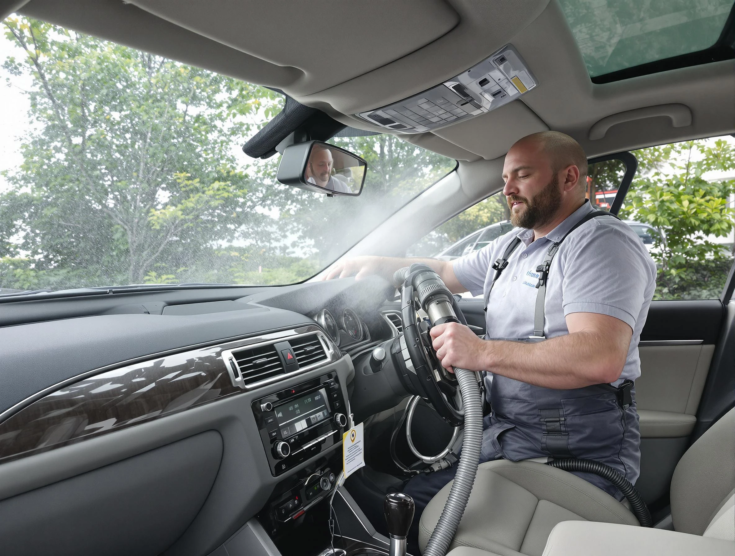 Commerce City Air Duct Cleaning specialist performing professional car duct cleaning in Commerce City