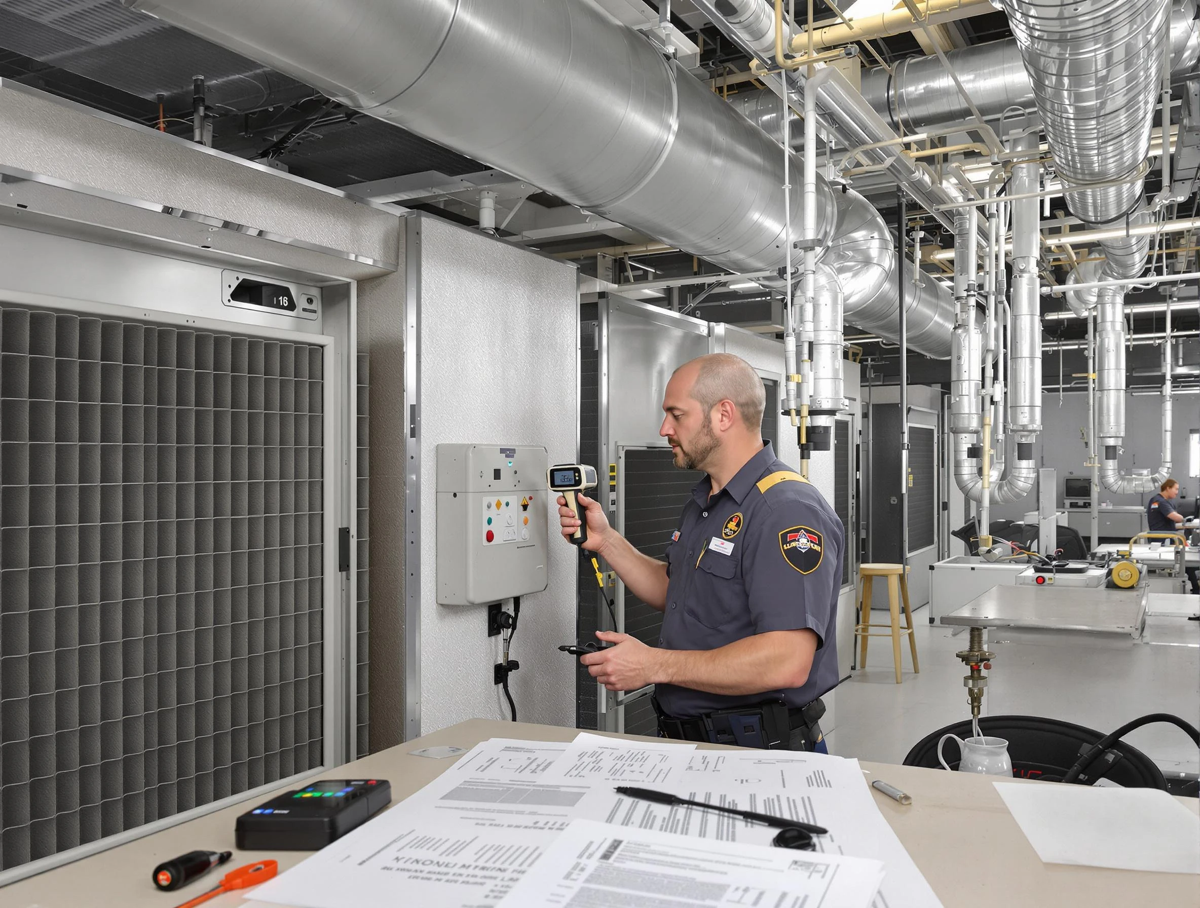 Professional filter system inspection by Commerce City Air Duct Cleaning in Commerce City